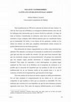 Research paper thumbnail of Esclavos y superhombres: la ética en los relatos de Isacc Asimov