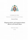 Research paper thumbnail of Magnetocaloric and Magnetovolume anomalies in Fe-based alloys