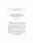 Research paper thumbnail of Historicizing (Bi)Sexuality: A Rejoinder for Feminism, Gay/Lesbian Studies, and Queer Theory