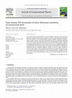 Research paper thumbnail of Finite volume TVD formulation of lattice Boltzmann simulation on unstructured mesh