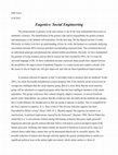 Research paper thumbnail of Eugenics: Social Engineering