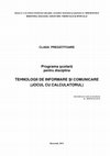 Research paper thumbnail of Anexa nr. 2 la ordinul ministrului educaţiei, cercetării, tineretului şi sportului nr. 3656/29.03.2012