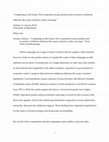 Research paper thumbnail of Competing on the Issues: How experience in government, economic conditions and electoral success influences parties’ policy message