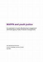 Research paper thumbnail of MAPPA and youth justice