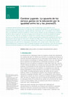 Research paper thumbnail of Cambiar jugando. La apuesta de los serious games por la igualdad en los y las jóvenes