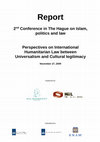 Research paper thumbnail of Report 2nd Hague Conference on Islam, Politics and Law (27 Nov. 2009)