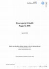 Research paper thumbnail of Osservatorio E-Health Rapporto 2005