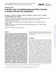 Research paper thumbnail of A genetic map of candidate genes and QTLs involved in tomato fruit size and composition