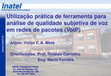 Research paper thumbnail of Redes de pacote VoIP_Iniciação Científica