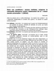 Research paper thumbnail of Dans ces conditions : soyons réalistes, exigeons la rationalité libératrice contre l'abstraction de la "raison morale universelle"! (2002d)