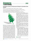 Research paper thumbnail of Developing a science of infrastructure ecology for sustainable urban systems