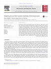 Research paper thumbnail of Adaptive grid-size finite element modeling of helical gear pairs