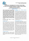 Research paper thumbnail of RAINFALL VARIABILITY IN SPACE AND TIME, A CASE OF MYSORE DISTRICT, KARNATAKA, INDIA