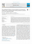 Research paper thumbnail of The crystallization behavior of porous poly(lactic acid) prepared by modifi ed solvent casting/particulate leaching technique for potential use of tissue engineering scaffold