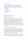 Research paper thumbnail of Código necessário Com novo CPC