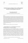 Research paper thumbnail of Faith Development, Religious Styles and Biographical Narratives: Methodological Perspectives