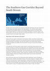 Research paper thumbnail of The Southern Gas Corridor Beyond South Stream