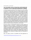 Research paper thumbnail of Les nouvelles vertus citoyennes américaines de la délation et de la déresponsabilisation (2002g)