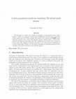 Research paper thumbnail of Notes for the paper: A meta population model for describing TB spread inside prisons