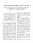 Research paper thumbnail of Intuitive Theories of Mind: A Rational Approach to False Belief