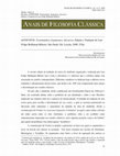 Research paper thumbnail of Resenha do Livro: ANTIFONTE. Testemunhos, fragmentos, discursos. Edição e Tradução de Luis Felipe Bellintani Ribeiro, São Paulo: Ed. Loyola, 2009, 255p. 