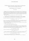 Research paper thumbnail of CUSUM rules for detecting a regime change in the Brownian Motion model with multiple alternatives