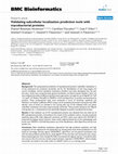 Research paper thumbnail of Validating subcellular localization prediction tools with mycobacterial proteins