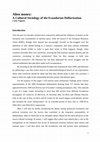 Research paper thumbnail of Alien money: a cultural sociology of the Ecuadorian dollarization