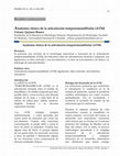 Research paper thumbnail of Articulación temporomandibular (ATM), ligamentos, disco articular, movimientos articulares