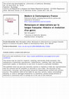 Research paper thumbnail of Review of Remarques et observations sur la langue française: Histoire et évolution d'un genre by Wendy Ayres-Bennett and Magali Seijido (2012)