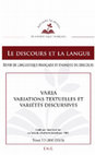 Research paper thumbnail of L’Oralisation et le discours rapporté dans les dépêches d’agences de presse