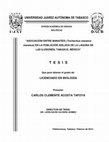 Research paper thumbnail of ASOCIACIÓN ENTRE MANATÍES (Trichechus manatus manatus) EN LA POBLACIÓN AISLADA DE LA LAGUNA DE LAS ILUSIONES, TABASCO, MÉXICO