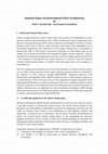 Research paper thumbnail of Analysis Paper on Environment Policy in Indonesia