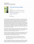 Research paper thumbnail of The Spiritual Greening of Religion