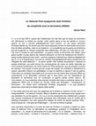 Research paper thumbnail of Le National Post soupçonne Jean Chrétien de terrorisme (2002h)