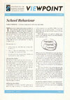 Research paper thumbnail of School behaviour