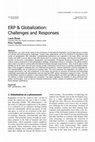 Research paper thumbnail of ERP & Globalization: Challenges and Responses