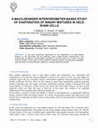 Research paper thumbnail of  A Mach-Zehnder interferometer-based study of evaporation of binary mixtures in Hele-Shaw cells