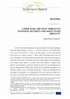 Research paper thumbnail of Resenha de "Cyber War: The next threat to national security and what to do about it