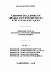 Research paper thumbnail of Mémoire de J.-J. Pinto sur la psychothérapie des psychoses (1978)