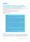 Research paper thumbnail of Nosocomial Bacterial Infection and  antimicrobial  Resistant Pattern in a Tertiary care Hospital in Nepal