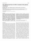 Research paper thumbnail of The GDP-bound form of Arf6 is located at the plasma membrane