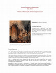 Research paper thumbnail of Political Philosophy of the Enlightenment (Senior Seminar) - Syllabus