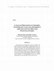 Research paper thumbnail of Language processing in children with specific language impairment: a review of event-related potential studies.