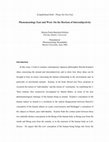 Research paper thumbnail of Phenomenology East and West: On the Horizon of Intersubjectivity