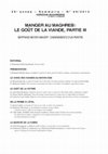 Research paper thumbnail of « Le goût de la viande chez les élites dans l’Occident musulman médiéval », Horizons Maghrébins. Manger au Maghreb : le goût de la viande (partie III), n°69, 2013