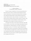 Research paper thumbnail of The Power of Narrative: Overcoming Shame, a response to Timothy Bewes