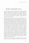 Research paper thumbnail of Bioethics within public lectures