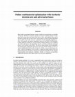 Research paper thumbnail of Online Combinatorial Optimization with Stochastic Decision Sets and Adversarial Losses