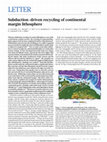 Research paper thumbnail of Subduction-driven recycling of continental margin lithosphere